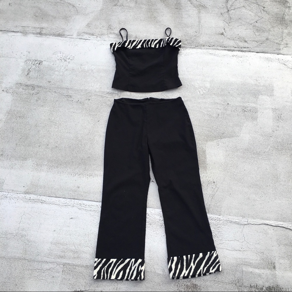 charlotte russe 90s zebra set